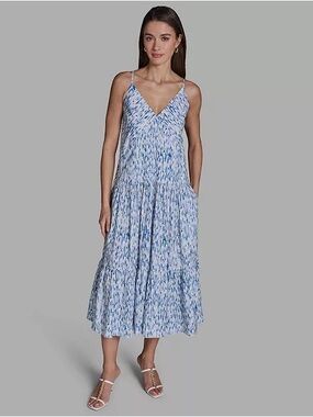 bcbg skater dress NEW BCBG MAXAZRIA 'Shay' Silk Skater DRESS $298 SIZE 6 BRIGHT ELM NORDSTROM